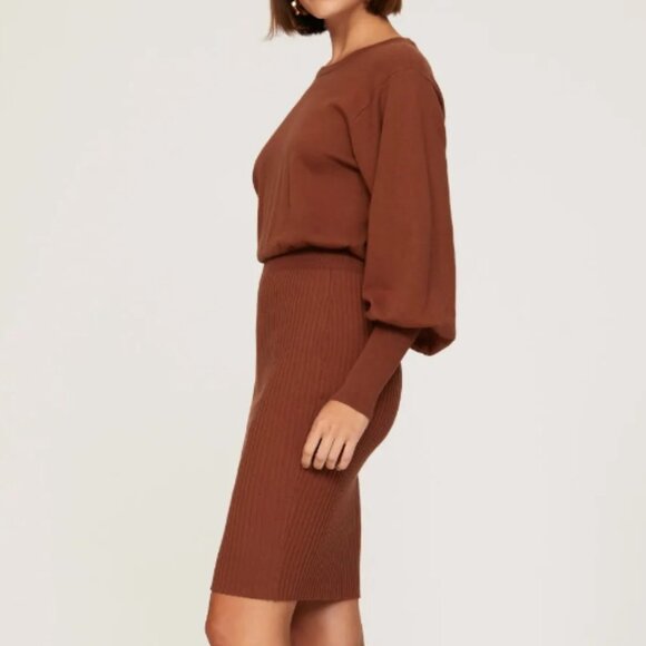 TOCCIN X RTR Brown Sweater Dress size small - Picture 2 of 9